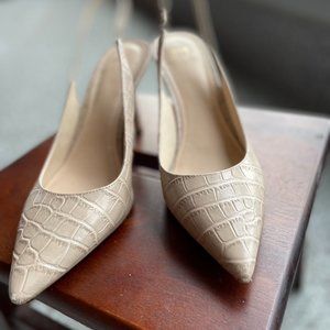 Marc Fisher Slingback Pointy-Toe Heel-size 9m